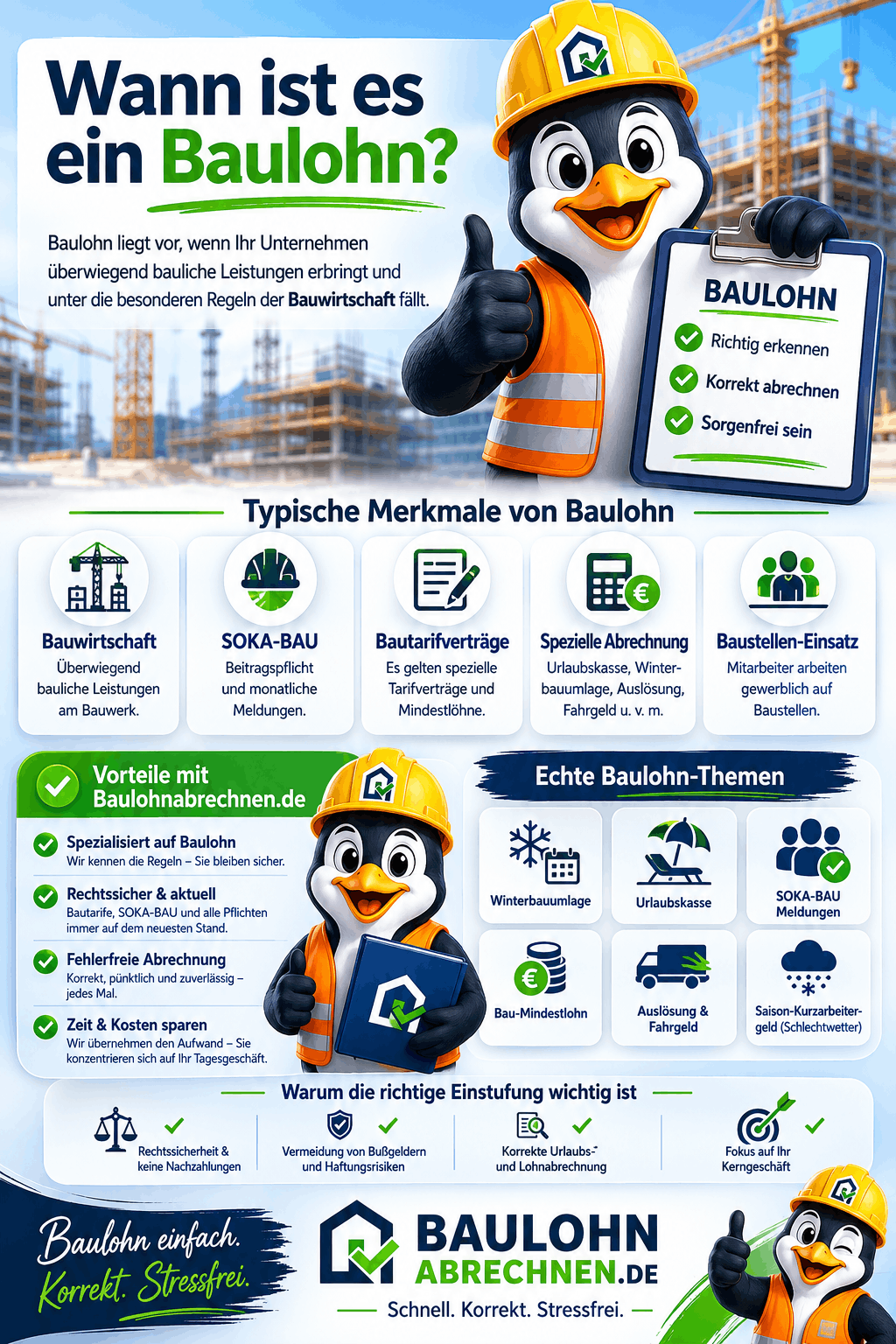 Wann ist es ein Baulohn Infografik Wann ist es ein Baulohn Infografik