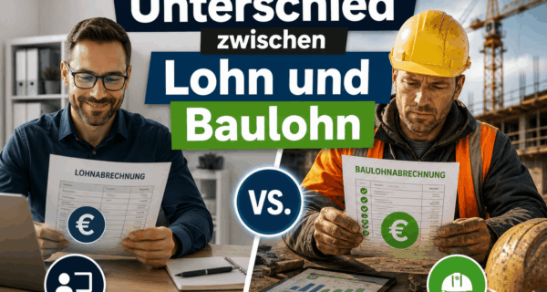 Was ist der Unterschied zwischen Lohn und Baulohn?