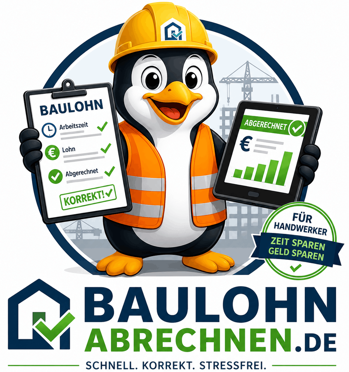 Home | Baulohn abrechnen Pinguin